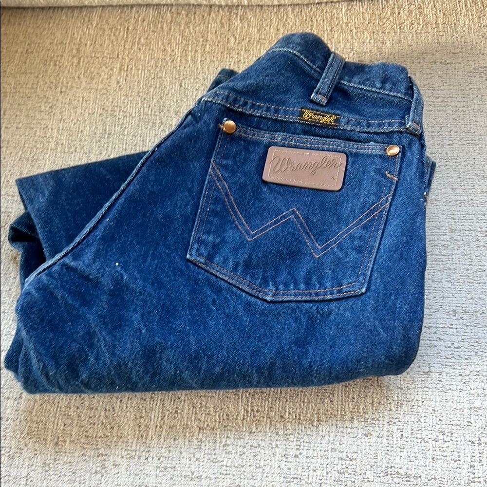 Wrangler Blue Straight Jeans